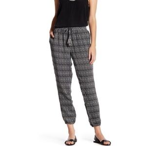Joie Jourdanna Silk Pull-on Jogger Pants Size M
